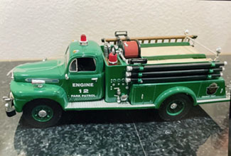 Green Engine 12 Park Patrol First Gear Collectors Truck-640x434px